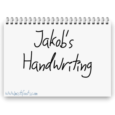 Jakob’s Handwriting