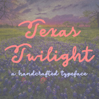 Texas Twilight Typeface by Misti's Fonts
