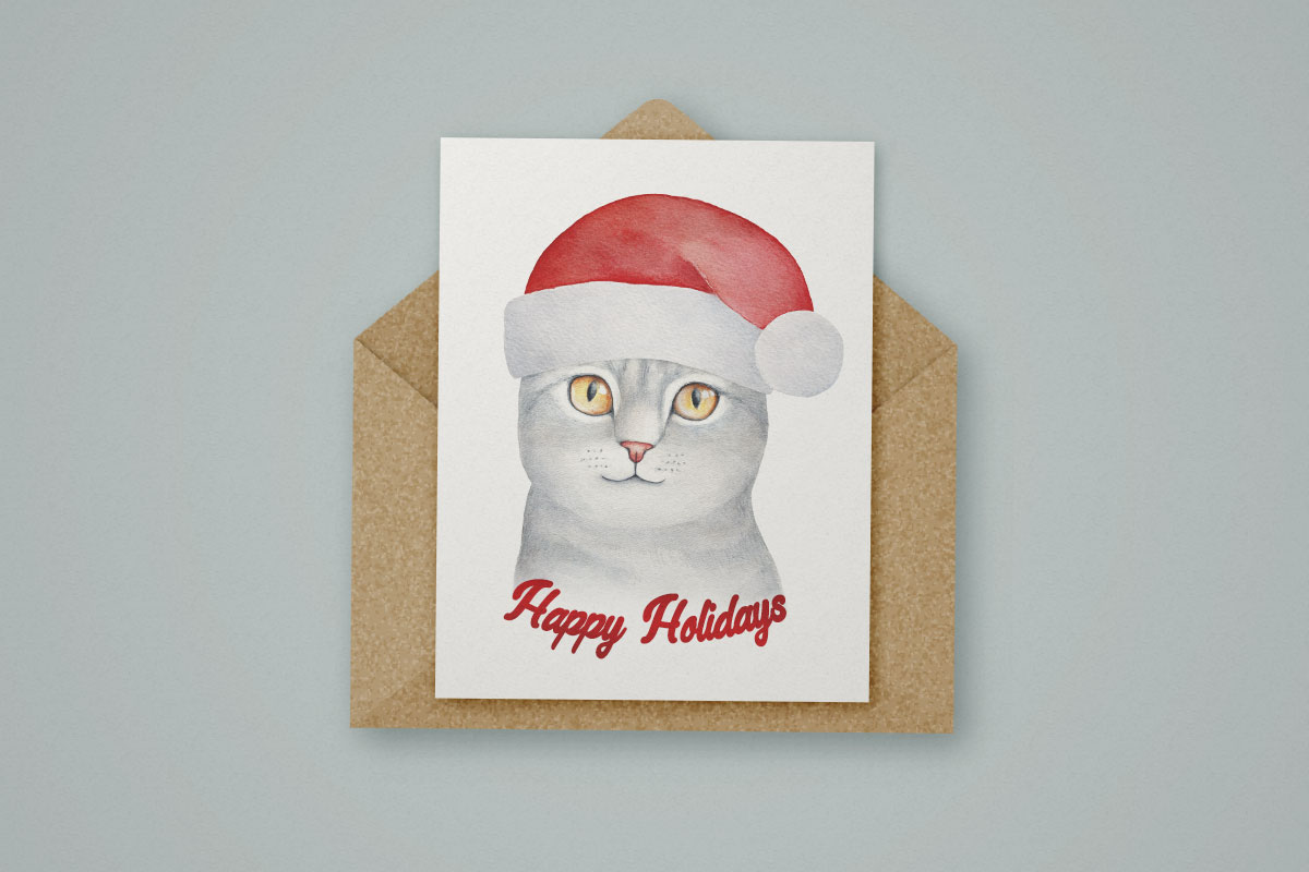 Christmas Cat Typeface by Misti's Fonts