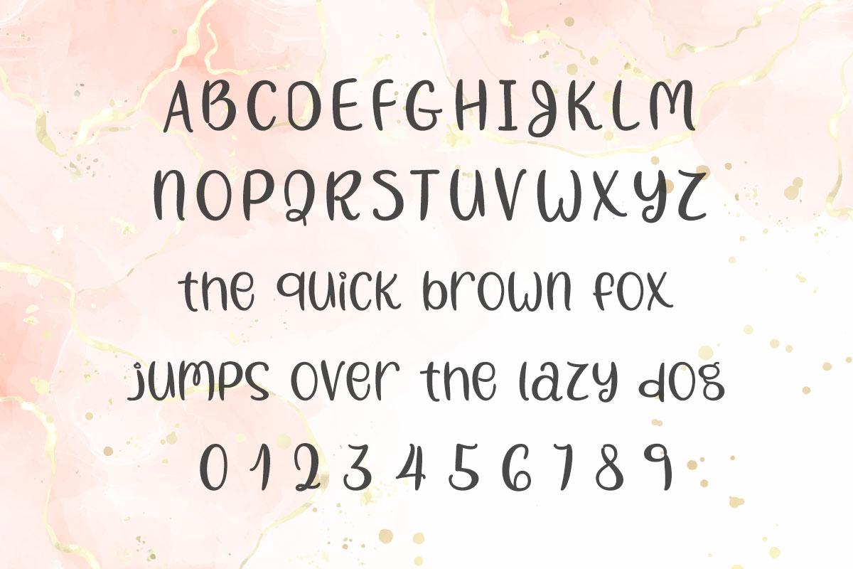 Sunny April Typeface by Misti's Fonts