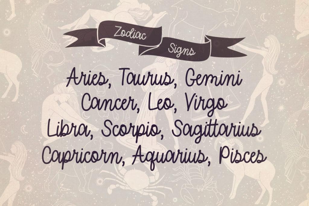 Halloween Horoscope typeface by Misti's Fonts