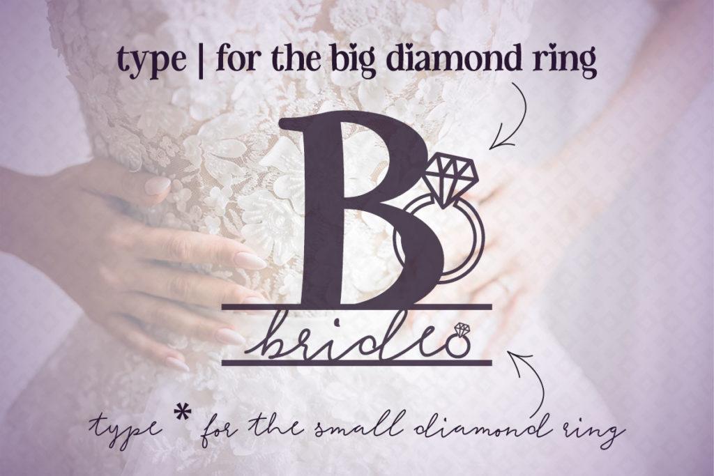 Be My Diamond Typeface by Misti's Fonts