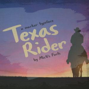 Texas Rider by Misti's Fonts