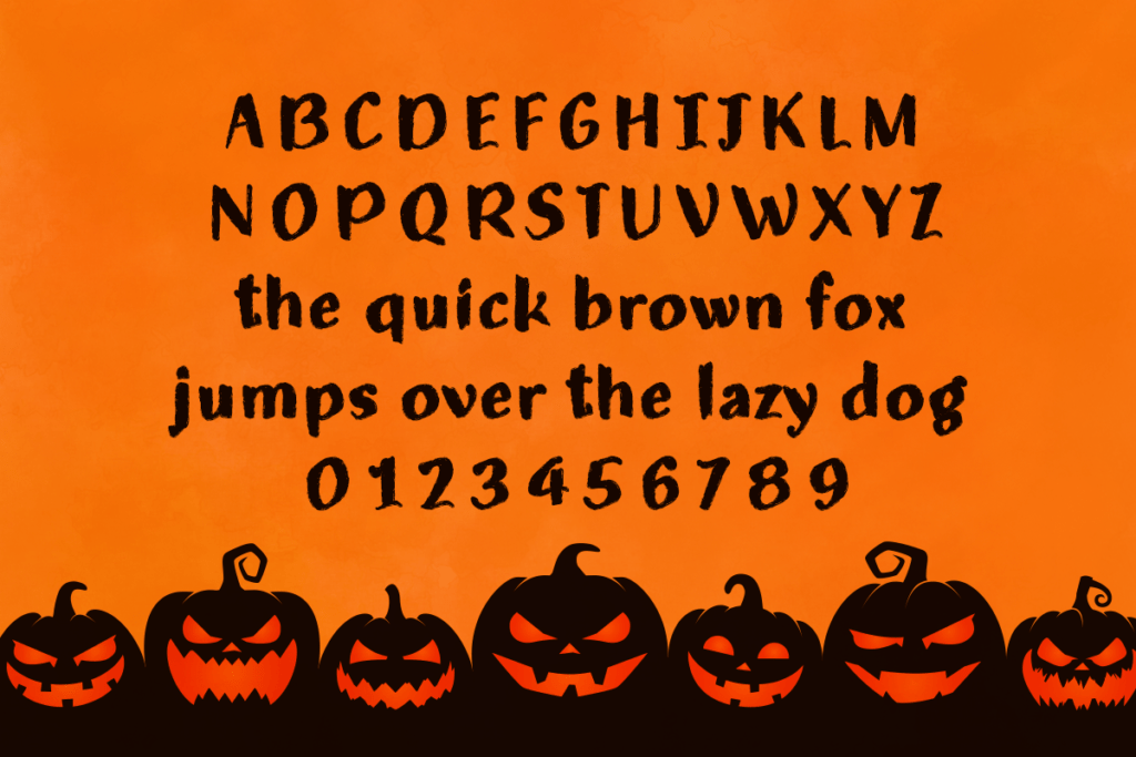 Wicked Autumn Typeface by Misti's Fonts