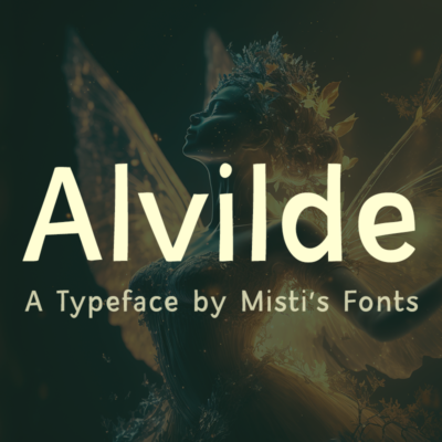 Alvilde Typeface by Misti's Fonts