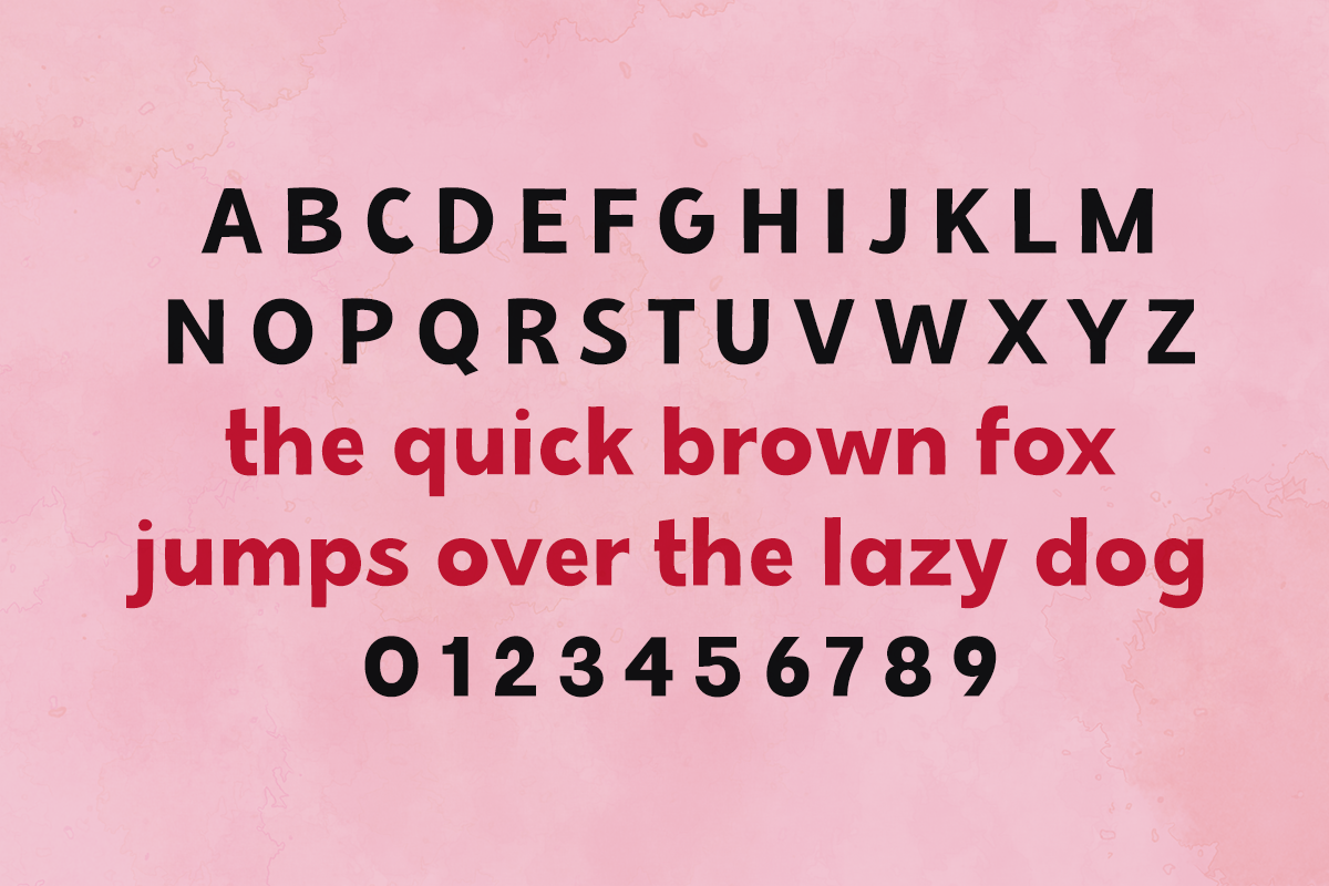 Chonky Cat Typeface by Misti's Fonts
