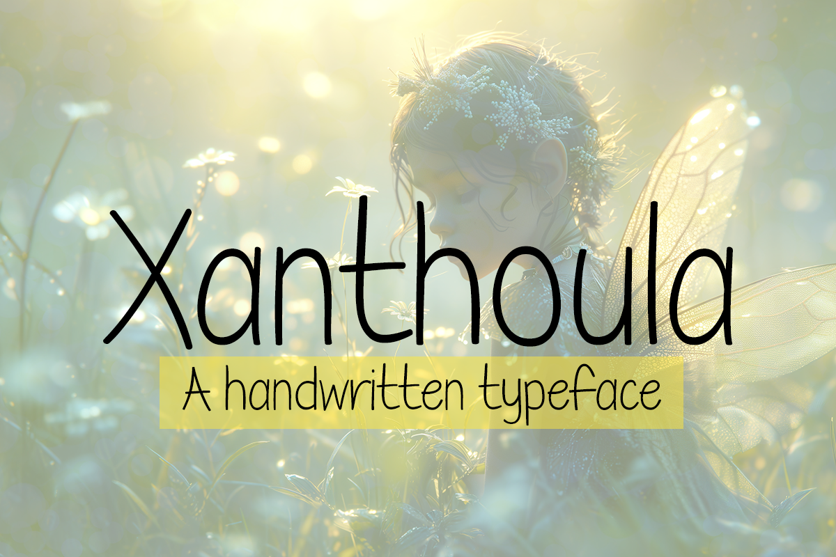 Xanthoula Typeface by Misti's Fonts