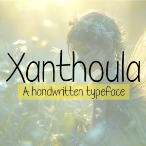 Xanthoula Typeface by Misti's Fonts