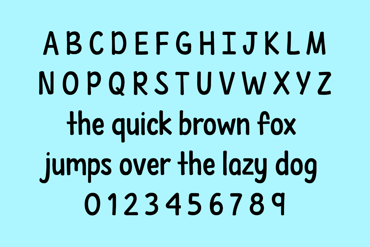 Sassy Raccoon Typeface by Misti's Fonts