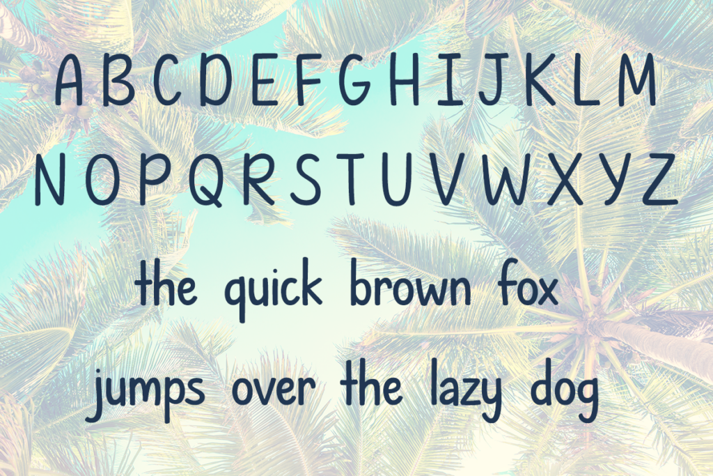 Summer Goals Typeface by Misti's Fonts