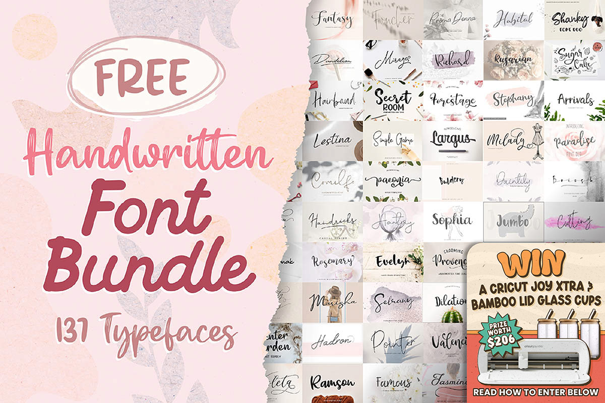 Handwritten Font Bundle
