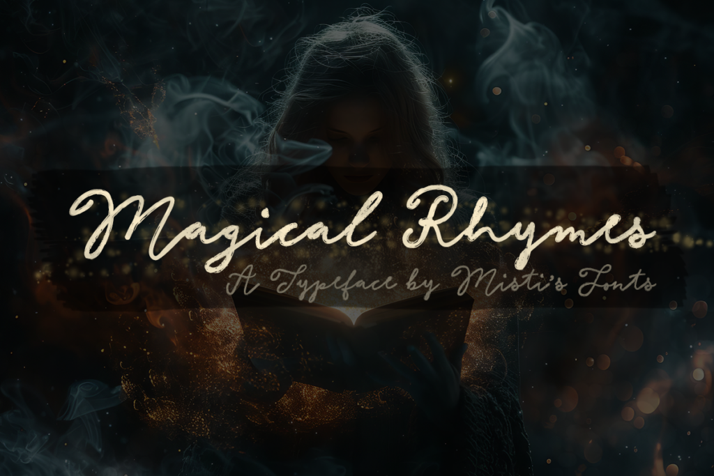 Magical Rhymes Typeface by Misti's Fonts