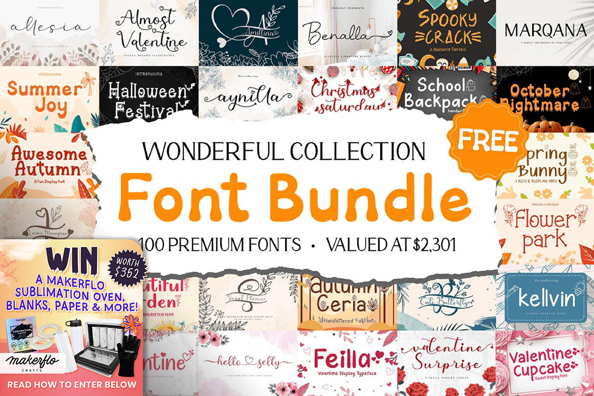 Wonderful Collection Font Bundle
