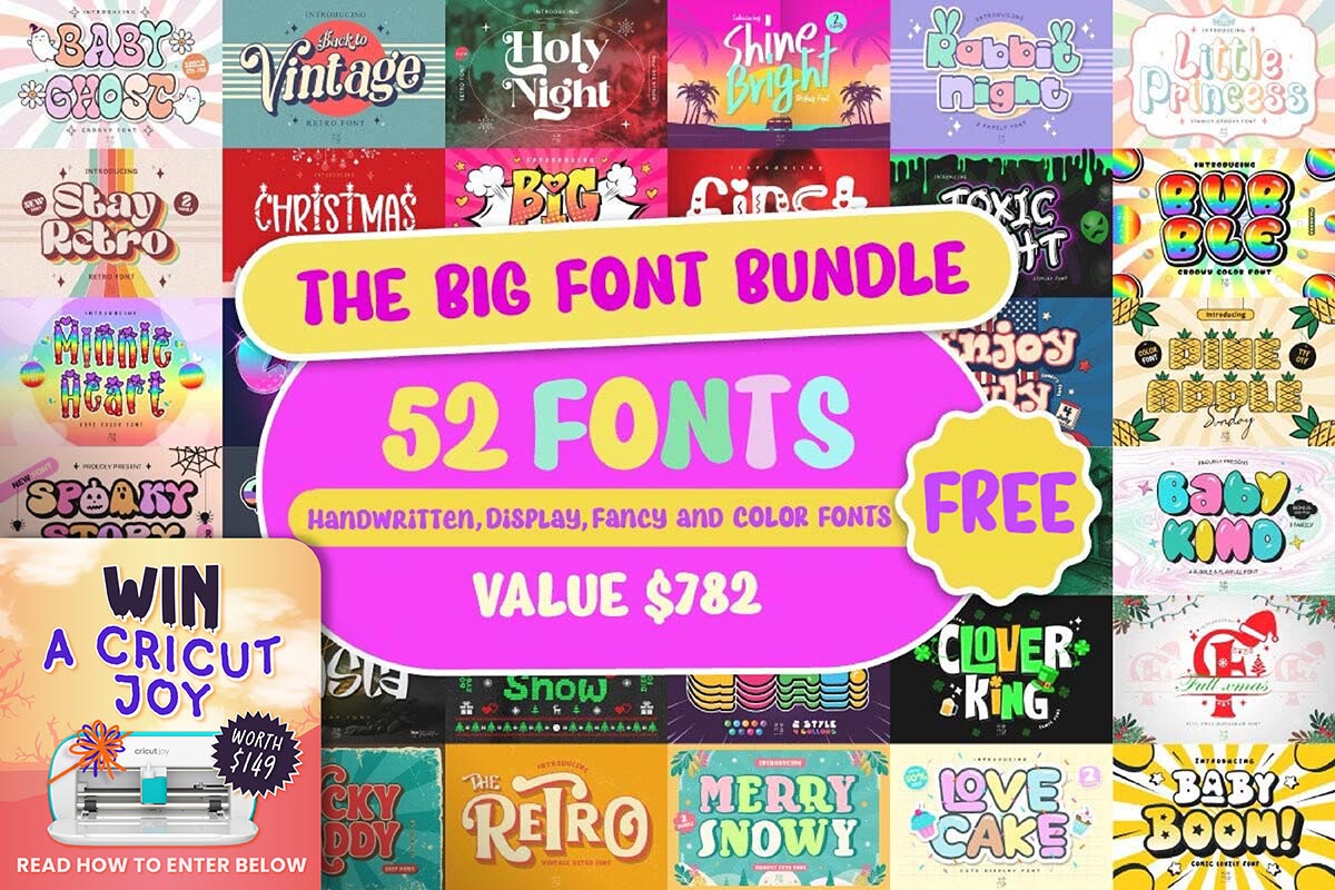 The Big Font Bundle
