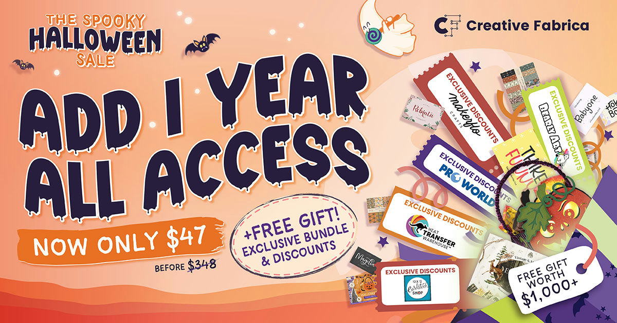 1 Year All Access - Creative Fabrica