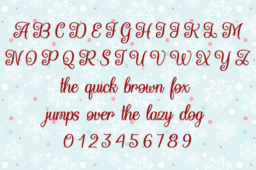 Jolly Cheer Typeface by Misti's Fonts