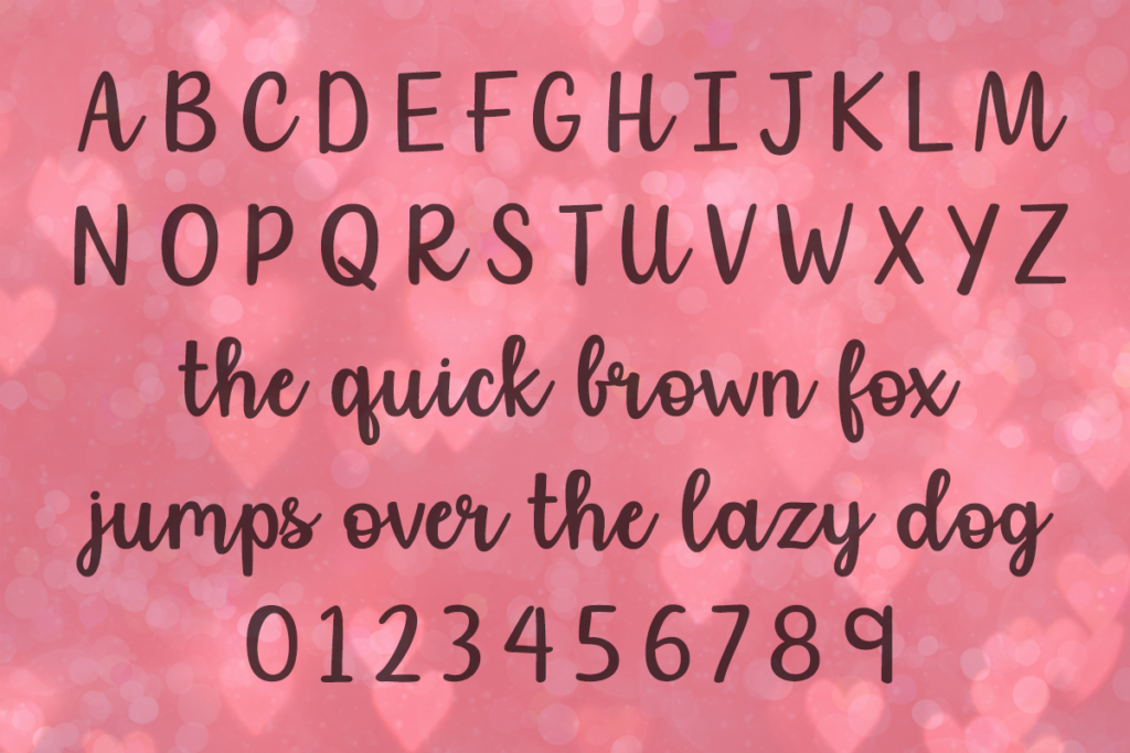 Couch Cuddles Typeface by Misti's Fonts