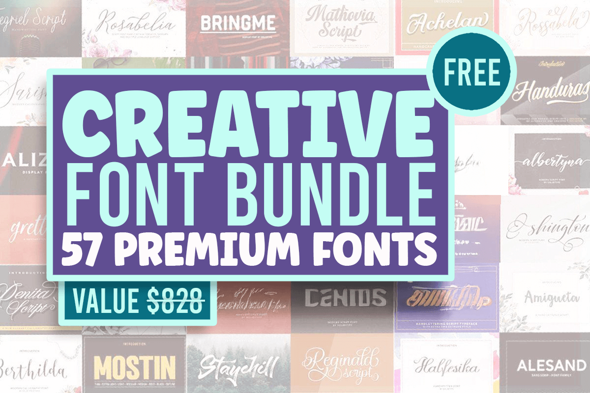 Creative Font Bundle on Creative Fabrica