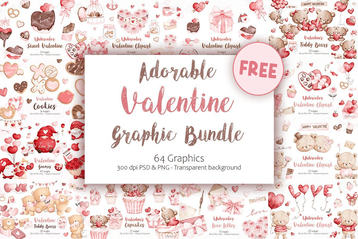 Adorable Valentine Graphic Bundle
on Creative Fabrica