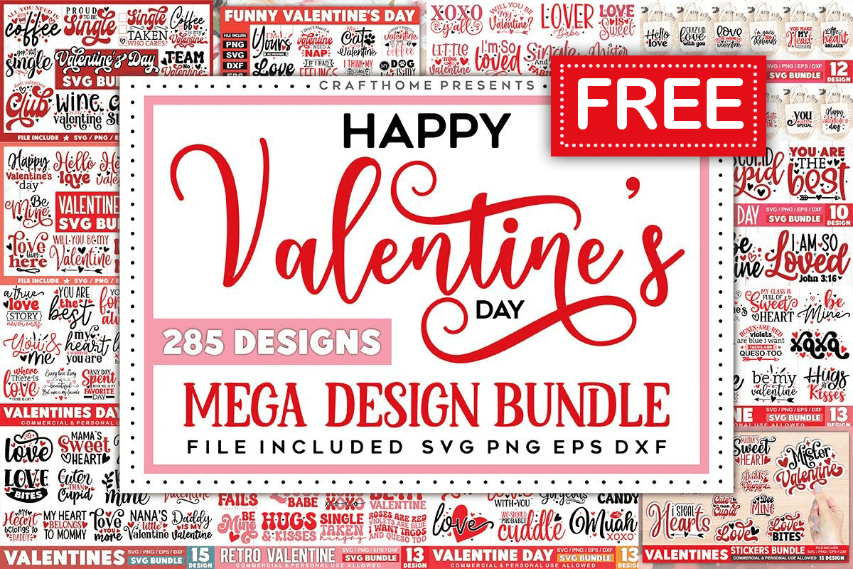 Mega Valentine's Day Designs Bundle
on Creative Fabrica