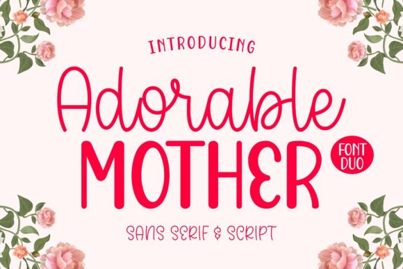 Adorable Mother Font from Creative Fabrica
