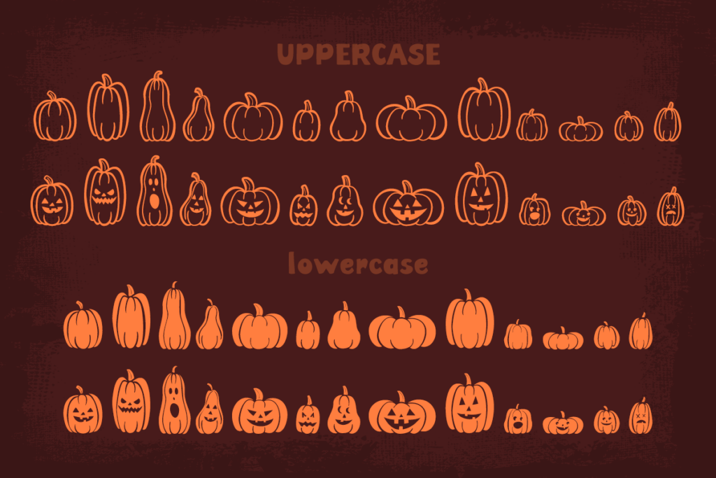 Pumpkins Are Cool Typeface by Misti's Fonts