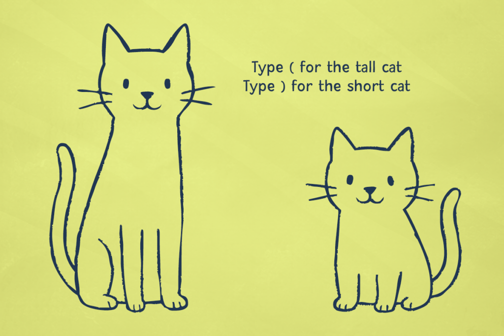 Tall Cat Short Cat Typeface by Misti's Fonts