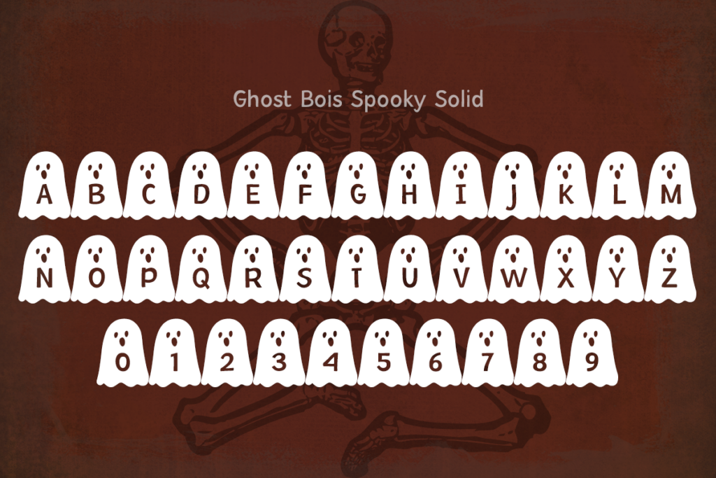 Ghost Bois Typeface by Misti's Fonts