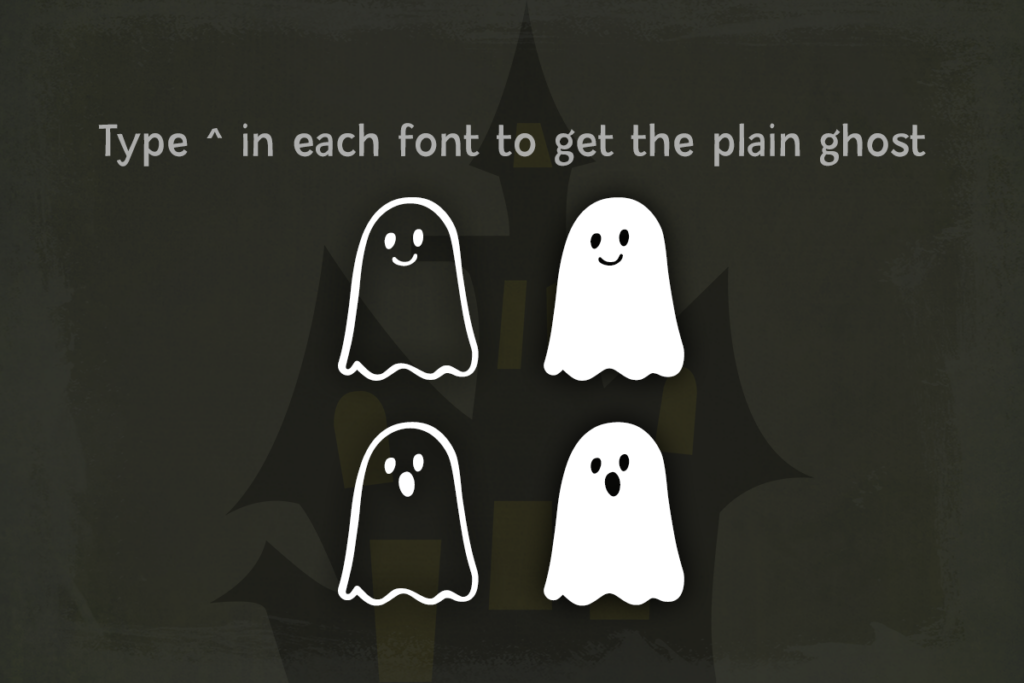 Ghost Bois Typeface by Misti's Fonts