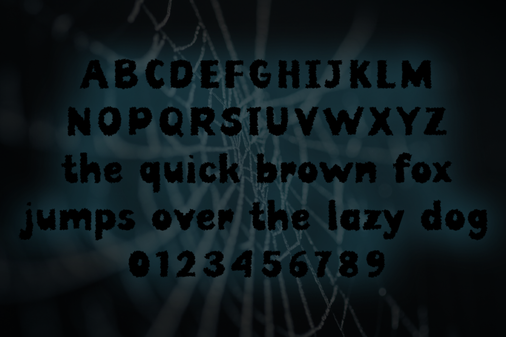 Creepy Fall Typeface by Misti's Fonts